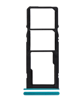 Dual Sim Card Tray Compatible For Samsung Galaxy A21 (A215 / 2020) (Cloud Blue)