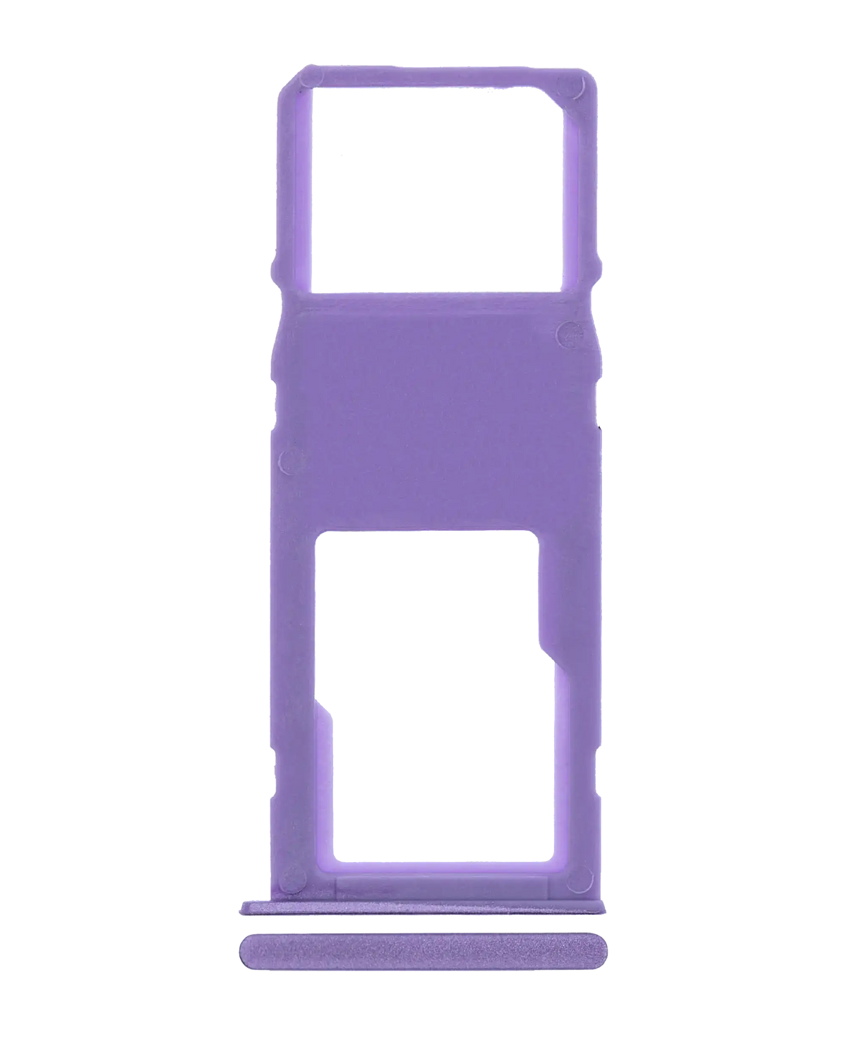 Single Sim Card Tray Compatible For Samsung Galaxy A21 (A215 / 2020) (Purple)