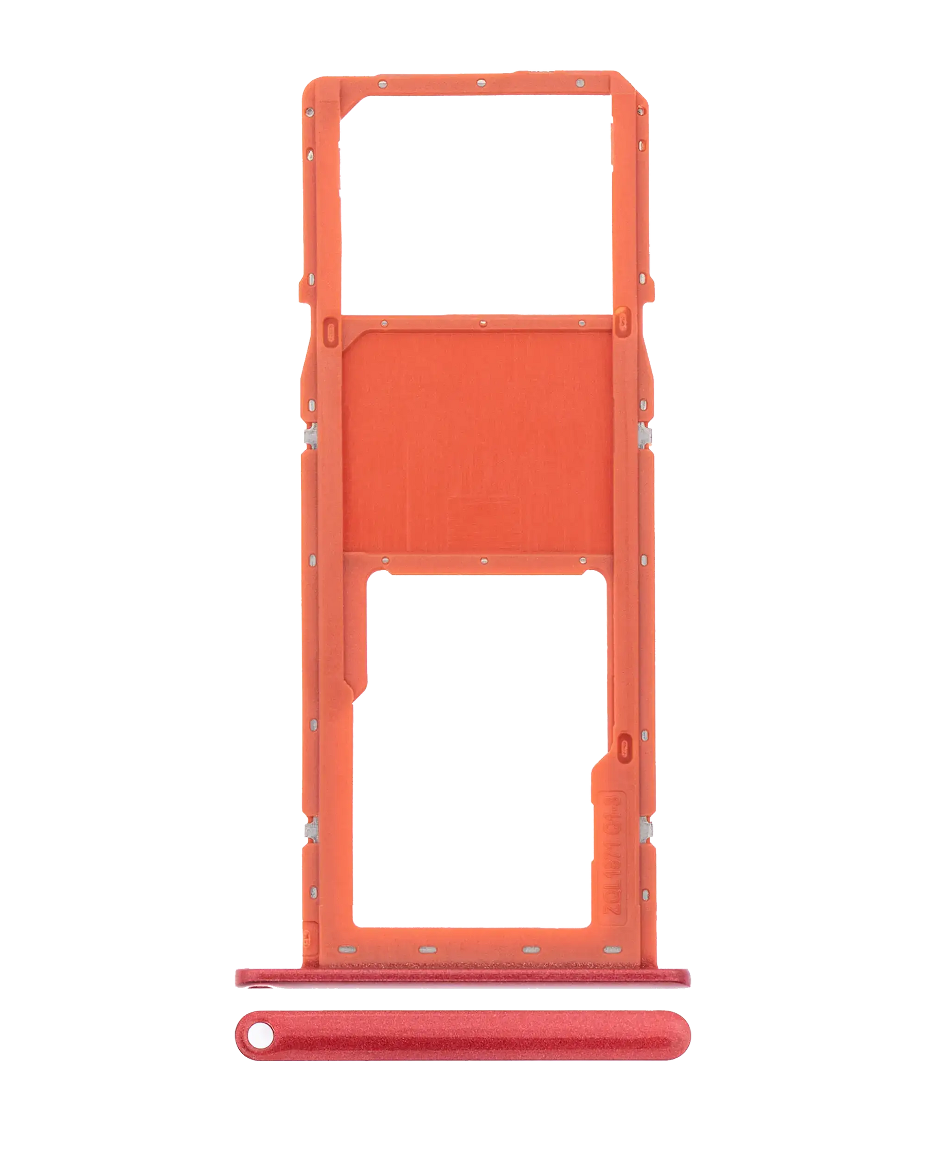 Single Sim Card Tray Compatible For Samsung Galaxy A11 (A115 / 2020) (Red)