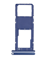 Single Sim Card Tray Compatible For Samsung Galaxy A03S (A037F / 2021) (Blue)