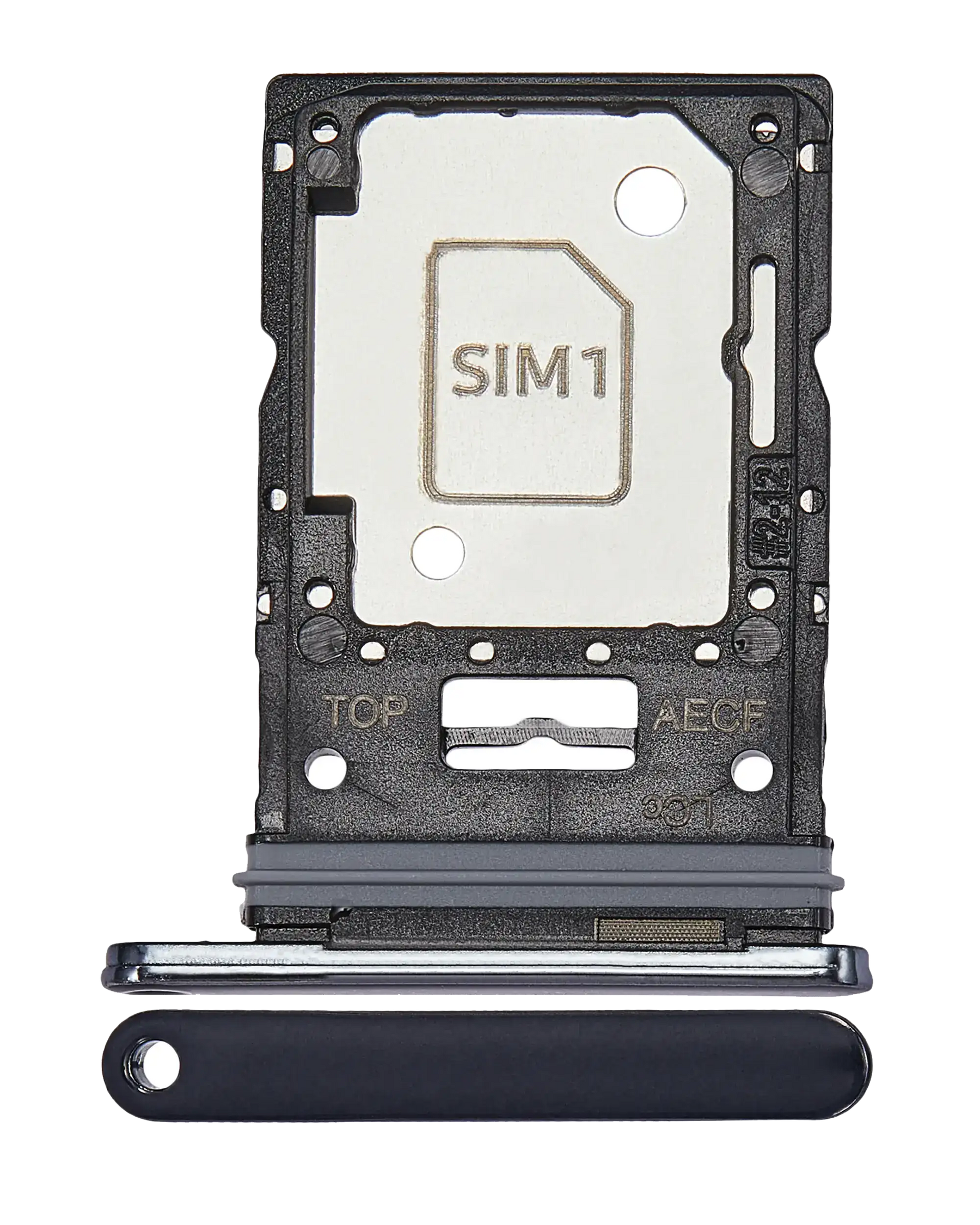 Replacement Single Sim Card Tray Compatible For Samsung Galaxy A53 5G (A536 / 2022) (Black)