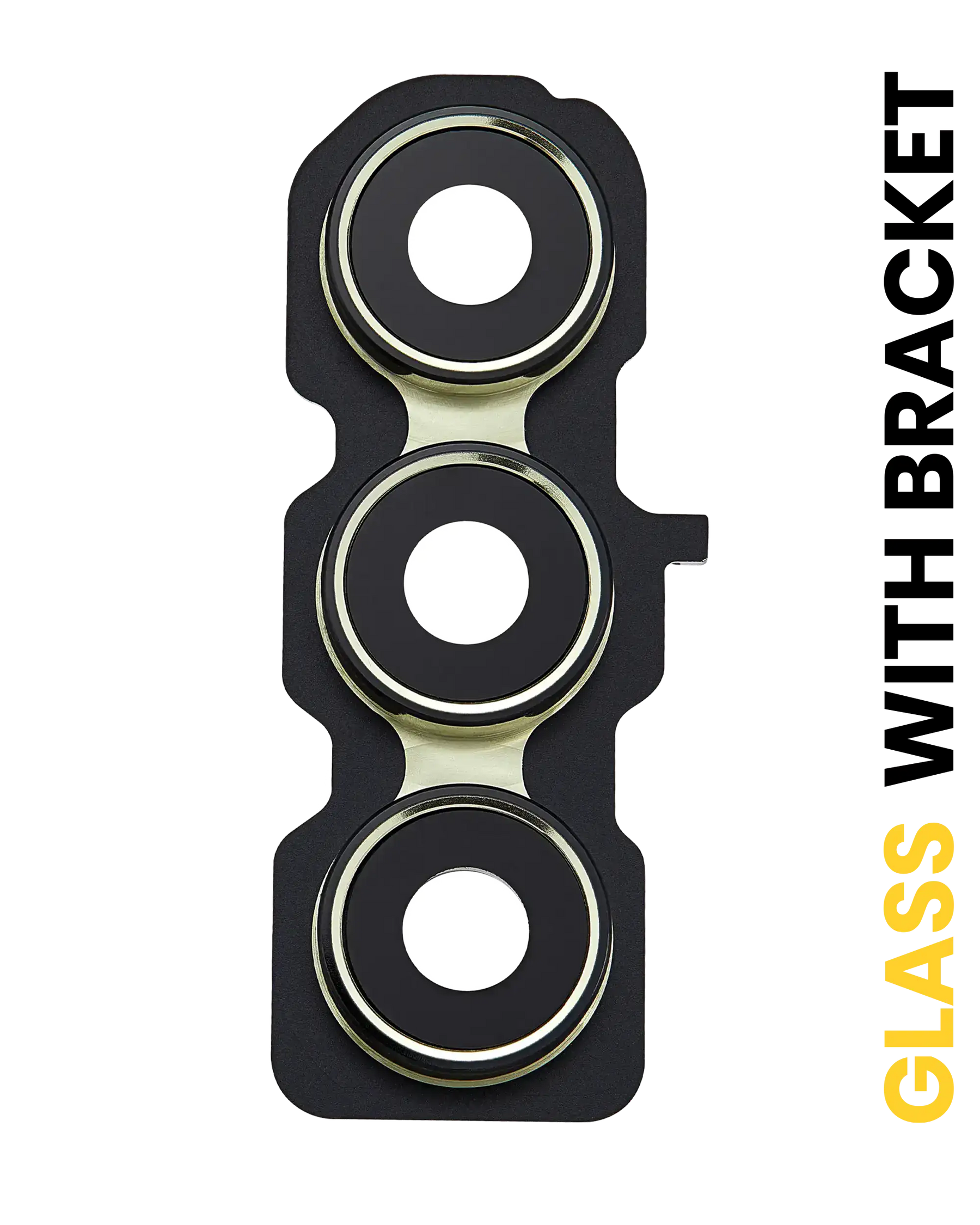 Replacement Back Camera Lens With Bracket Compatible For Samsung Galaxy A55 5G (A556 / 2024) (Premium) (Lemon)