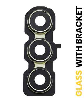 Replacement Back Camera Lens With Bracket Compatible For Samsung Galaxy A55 5G (A556 / 2024) (Premium) (Lemon)