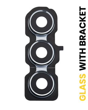 Replacement Back Camera Lens With Bracket Compatible For Samsung Galaxy A55 5G (A556 / 2024) (Premium) (Iceblue)