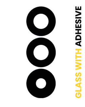 Back Camera Lens (Glass Only) With Adhesive Compatible For Samsung Galaxy A25 5G (A256 / 2023)
