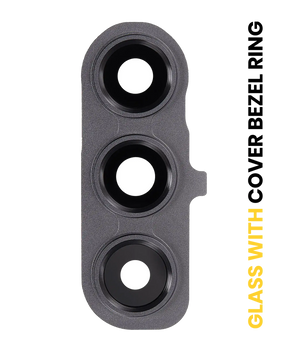 Back Camera Lens With Cover Bezel Ring Compatible For Samsung Galaxy S24 FE 5G (Graphite)