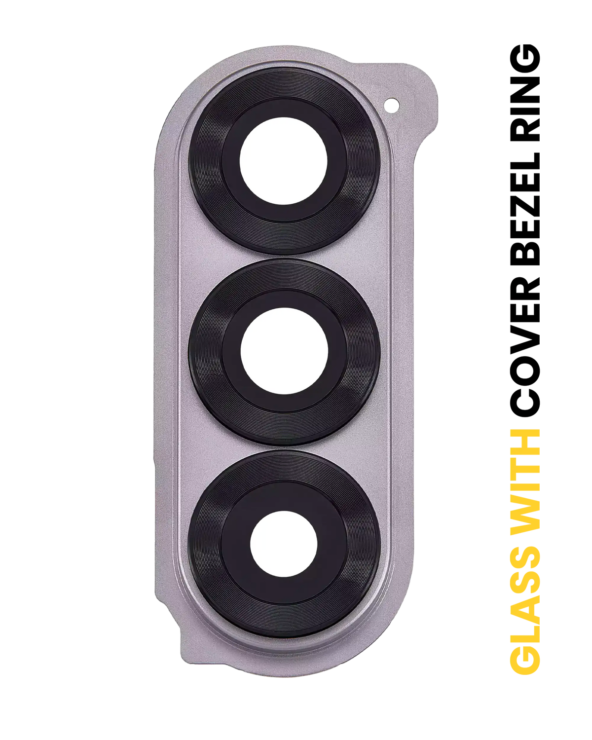 Back Camera Lens With Cover Bezel Ring Compatible For Samsung Galaxy Z Fold 6 5G Replacement  (Premium) (Silver Shadow)