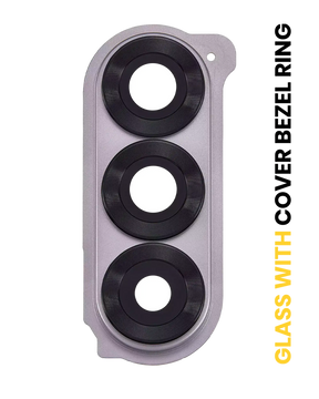 Back Camera Lens With Cover Bezel Ring Compatible For Samsung Galaxy Z Fold 6 5G Replacement  (Premium) (Silver Shadow)