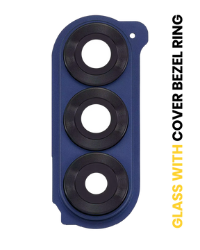 Back Camera Lens With Cover Bezel Ring Compatible For Samsung Galaxy Z Fold 6 5G Replacement  (Premium) (Navy)