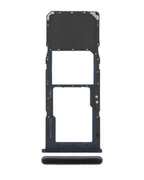 Single Sim Card Tray Replacement Compatible For Samsung Galaxy A70 (A705 / 2019) (Black)