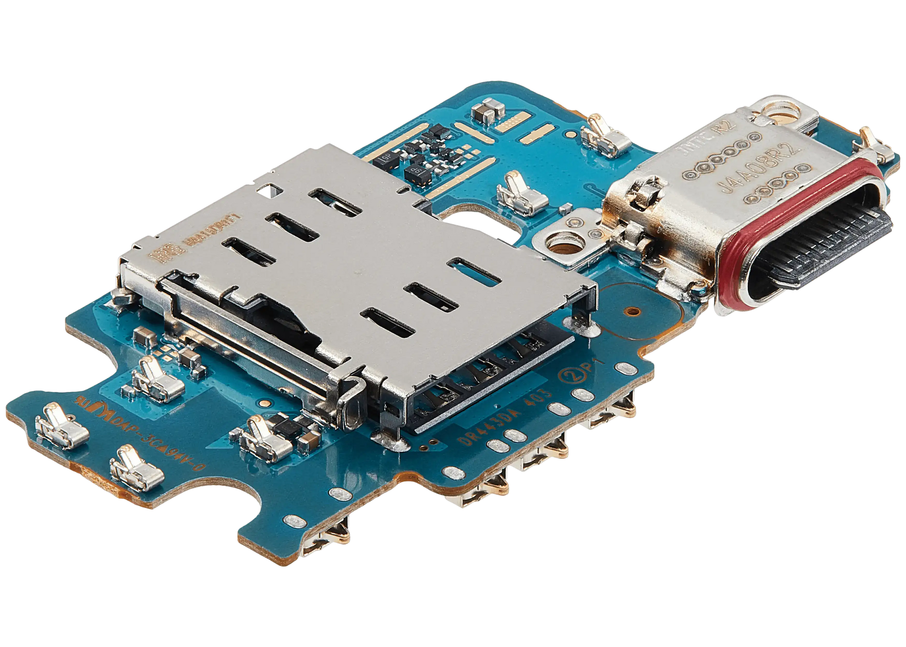 Replacement Charging Port Board With Sim Card Reader Compatible For Samsung Galaxy S25 5G (S931B) (International Version) (Premium)