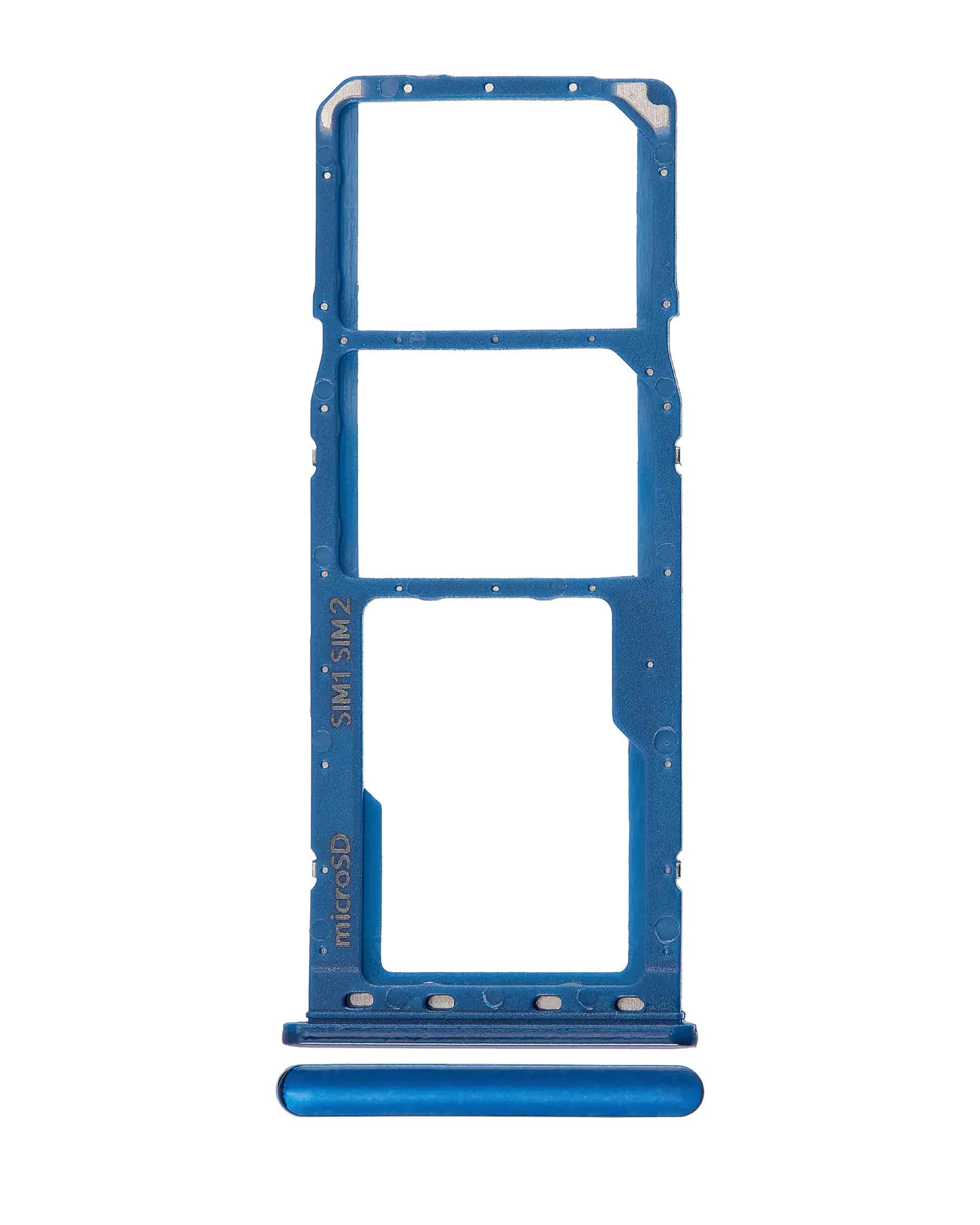 Dual Sim Card Tray Compatible For Samsung Galaxy A20 (A205 / 2019) / A30 (A305 / 2019) / A50 (A505 / 2019) (Blue)