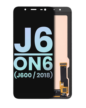OLED Assembly Without Frame Compatible For Samsung Galaxy J6 / On6 (J600 / 2018) (Service Pack) (Black)