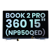 Complete LCD Display Assembly Compatible For Samsung Galaxy Book Pro 2 360 15" (NP950QED) (Service Pack) (Graphite)