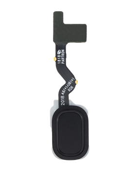 Fingerprint Reader With Flex Cable Replacement Compatible For Samsung Galaxy J8 (J810 / 2018) / A6 Plus (A605/ 2018) (Black)