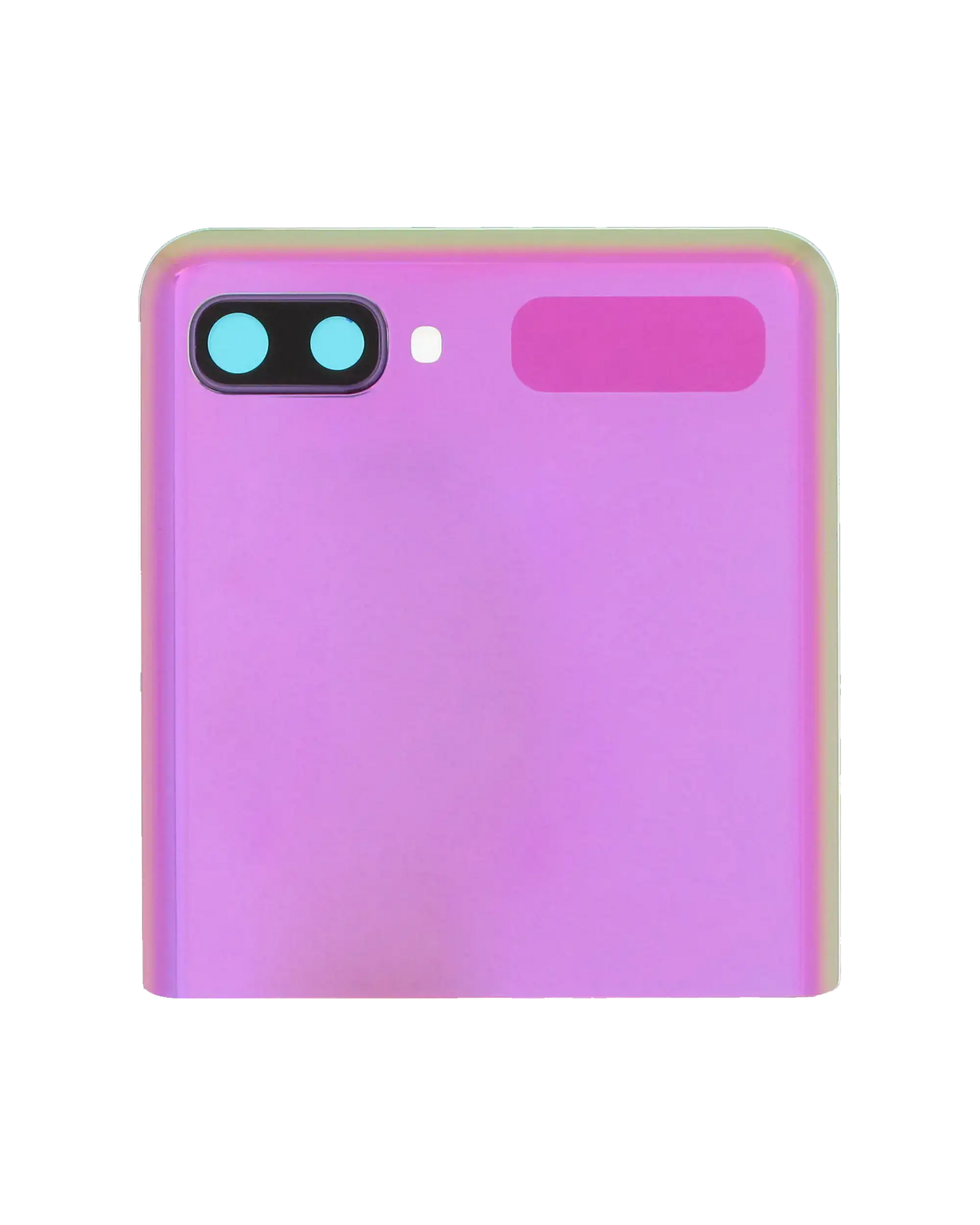 Outer OLED Assembly With Frame Compatible For Samsung Galaxy Z Flip 4G (F700) / Z Flip 5G (F707) (Service Pack) (Mirror Purple)