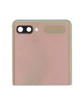 Outer OLED Assembly With Frame Compatible For Samsung Galaxy Z Flip 4G (F700) / Z Flip 5G (F707) (Service Pack) (Mystic Bronze)