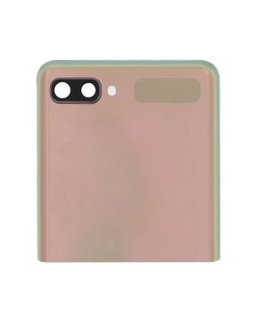 Outer OLED Assembly With Frame Compatible For Samsung Galaxy Z Flip 4G (F700) / Z Flip 5G (F707) (Service Pack) (Mystic Bronze)