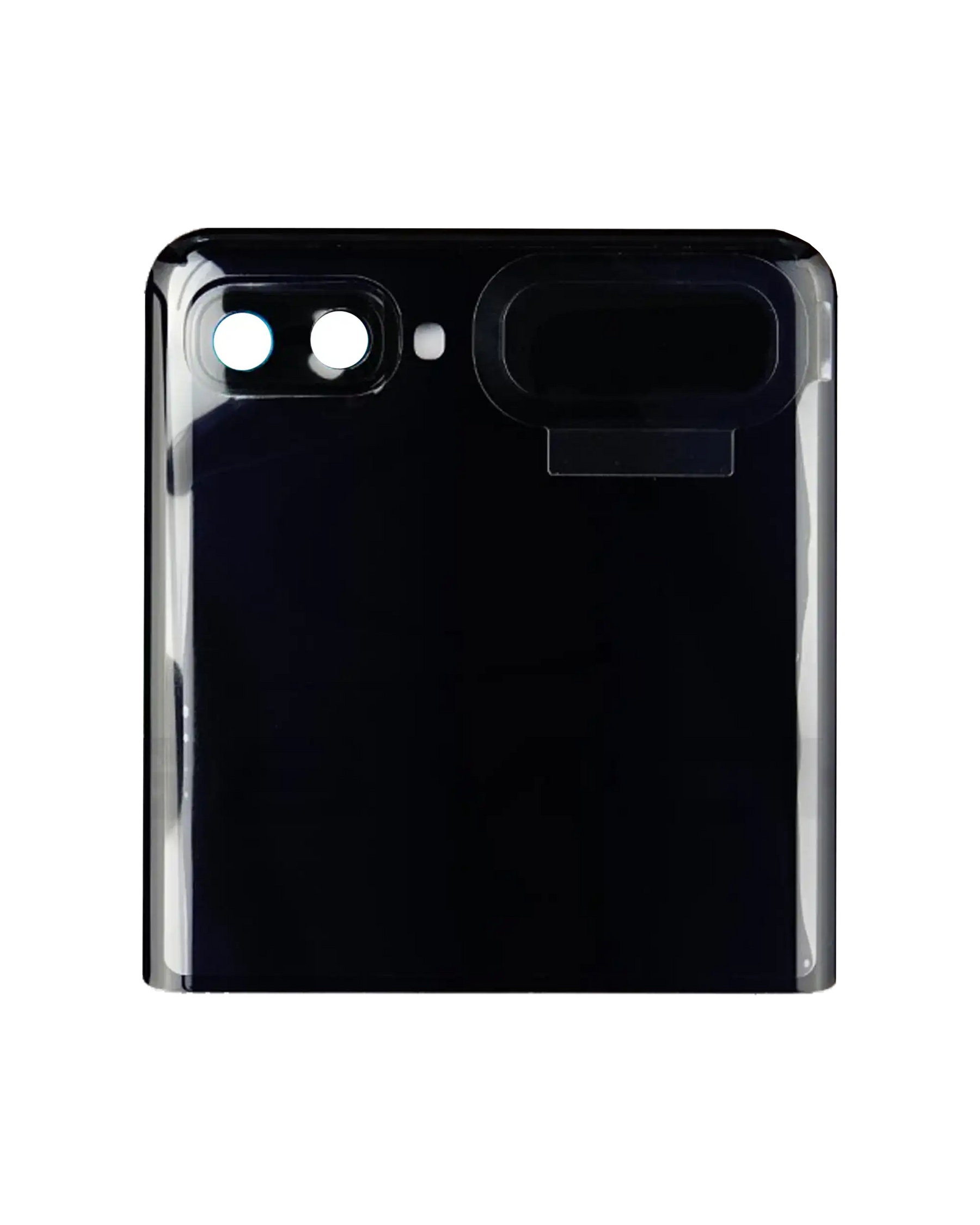 Outer OLED Assembly With Frame Compatible For Samsung Galaxy Z Flip 4G (F700) / Z Flip 5G (F707) (Service Pack) (Mirror Black)