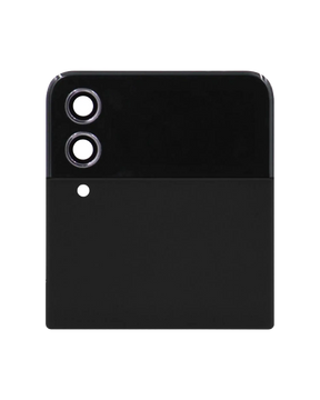 Outer OLED Assembly Compatible For Samsung Galaxy Z Flip 4 5G (US & International) (Used OEM Pull: Grade B/C) (Black)