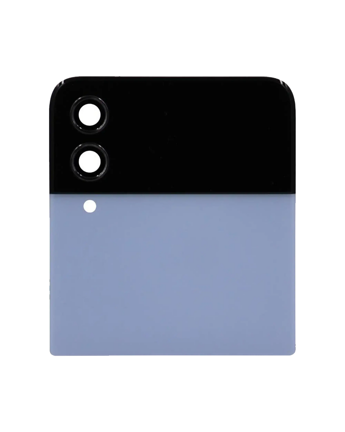 Outer OLED Assembly Compatible For Samsung Galaxy Z Flip 4 5G (US & International) (Used OEM Pull: Grade B/C) (Blue)