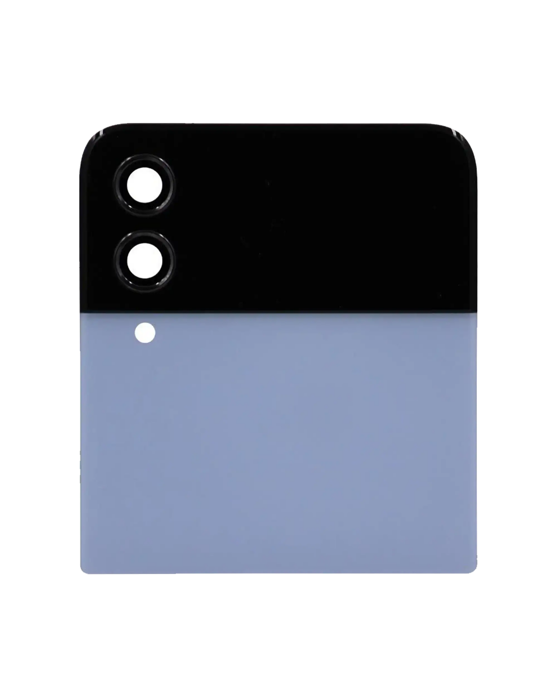 Outer OLED Assembly Compatible For Samsung Galaxy Z Flip 4 5G (US & International) (Used OEM Pull: Grade B/C) (Blue)