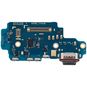 Charging Port Board With Sim Card Reader Compatible For Samsung Galaxy S24 Ultra 5G (S928N) (Korean Version) (Premium)