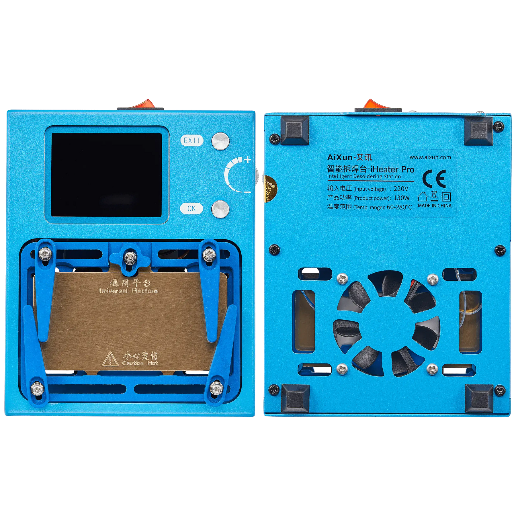 iHeater Pro Desoldering Station 4th Gen W/ iPhone X-16 Pro Max Modules (Aixun)