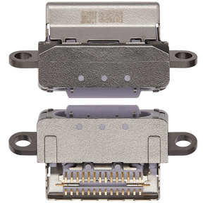 Charging Port Only Compatible For iPad Air 11" (2024) / Air 13" (2024) (Soldering Required) (Purple) (Premium) (10 Pack)