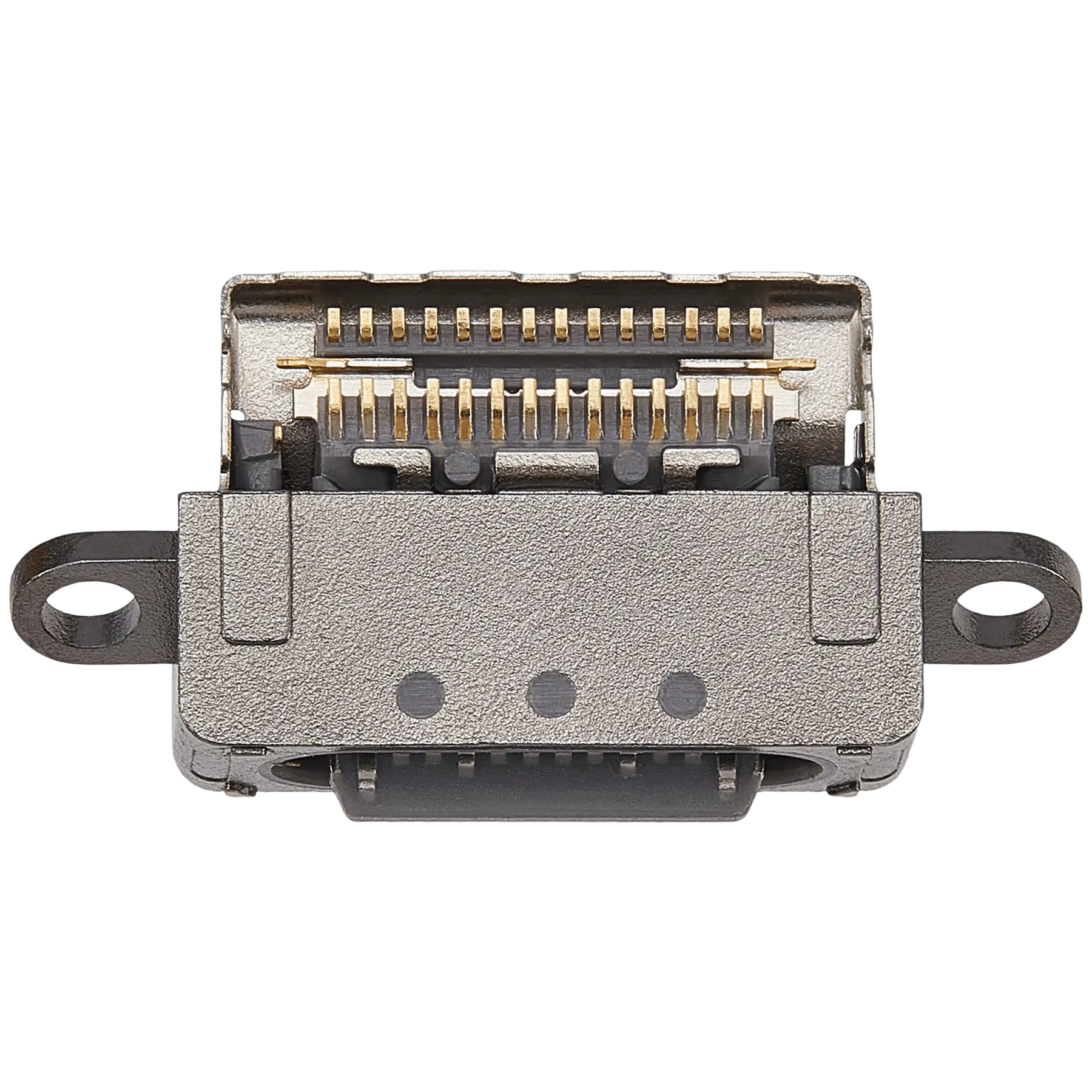 Charging Port Only Compatible For iPad Air 11" (2024) / Air 13" (2024) (Soldering Required) (Space Gray) (Premium) (10 Pack)