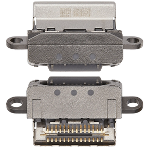 Charging Port Only Compatible For iPad Air 11" (2024) / Air 13" (2024) (Soldering Required) (Space Gray) (Premium) (10 Pack)