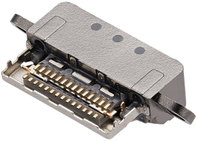 Charging Port Only Compatible For iPad Air 11" (2024) / Air 13" (2024) (Soldering Required) (Space Gray) (Premium) (10 Pack)