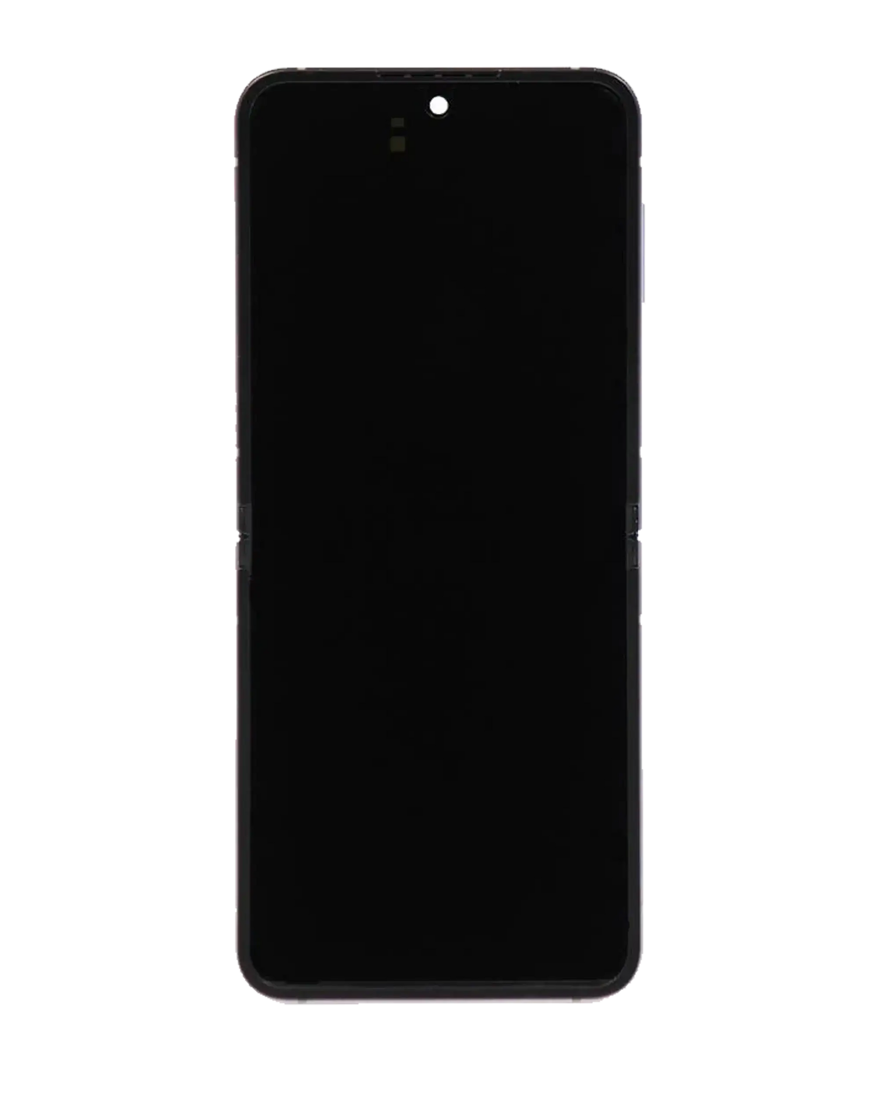 Inner OLED Assembly With Frame Compatible For Samsung Galaxy Z Flip 6 5G (US & International) (Refurbished) (Silver Shadow)