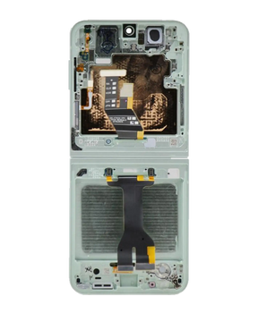 Inner OLED Assembly With Frame Compatible For Samsung Galaxy Z Flip 6 5G (US & International) (Service Pack) (Mint)