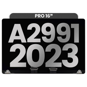 Complete LCD Display Assembly Compatible For MacBook Pro 16" (A2991 / Late 2023) (Used OEM Pull: Grade A) (Space Black)