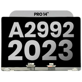 Complete LCD Display Assembly Compatible For MacBook Pro 14" (A2992 / Late 2023) (Used OEM Pull: Grade B) (Space Black)
