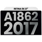 Complete LCD Display Assembly Compatible For iMac Pro 27" 5K (A1862 / Late 2017) (LM270QQ1 SDD1) (Used OEM Pull: Grade A)