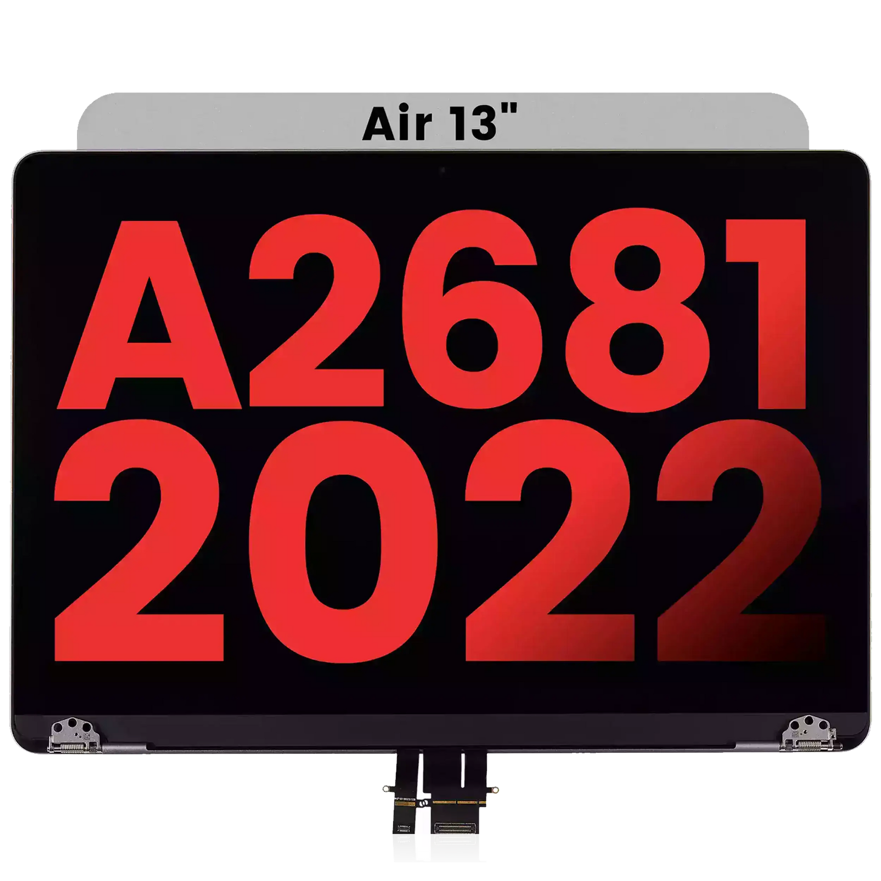 Complete LCD Display Assembly Compatible For MacBook Air 13" (A2681 / Mid 2022) (Aftermarket Plus) (Space Gray)