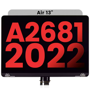 Complete LCD Display Assembly Compatible For MacBook Air 13" (A2681 / Mid 2022) (Aftermarket Plus) (Space Gray)