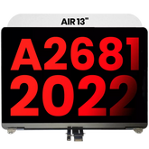 Complete LCD Display Assembly Compatible For MacBook Air 13" (A2681 / Mid 2022) (Aftermarket Plus) (Starlight)