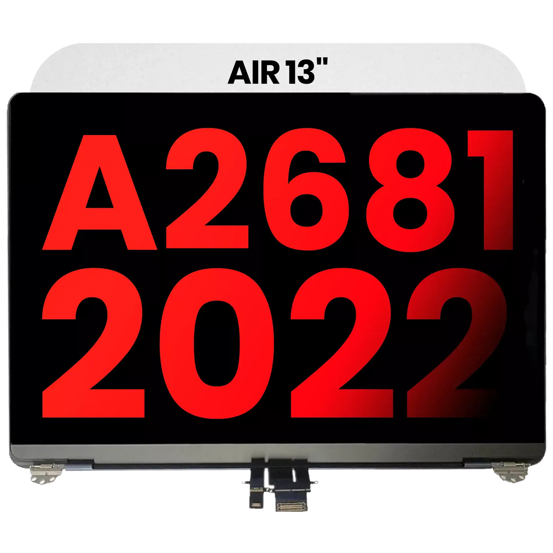 Complete LCD Display Assembly Compatible For MacBook Air 13" (A2681 / Mid 2022) (Aftermarket Plus) (Silver)