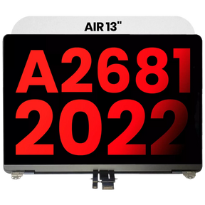 Complete LCD Display Assembly Compatible For MacBook Air 13" (A2681 / Mid 2022) (Aftermarket Plus) (Silver)