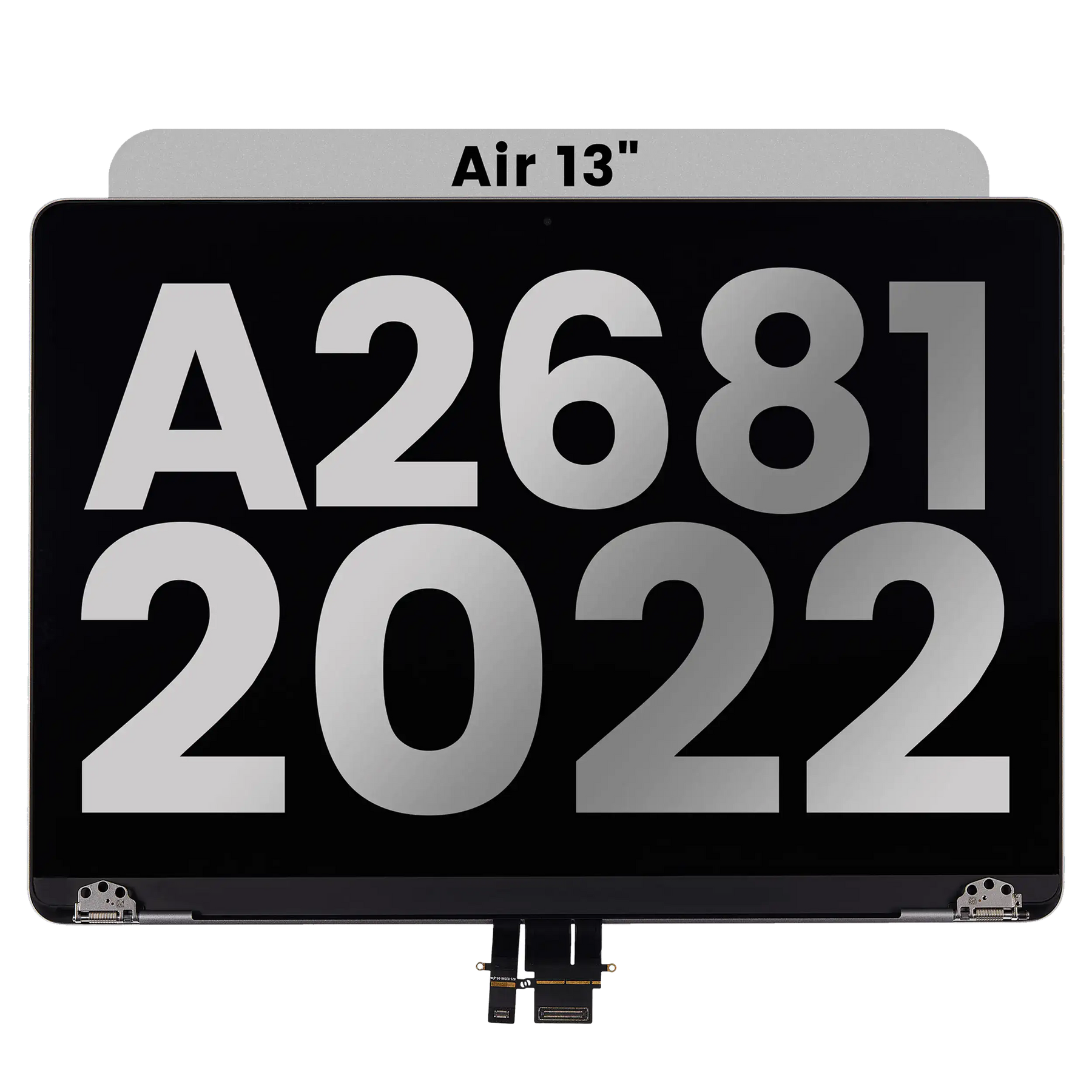 Complete LCD Display Assembly Compatible For MacBook Air 13" (A2681 / Mid 2022) (Used OEM Pull: Grade B) (Space Gray)