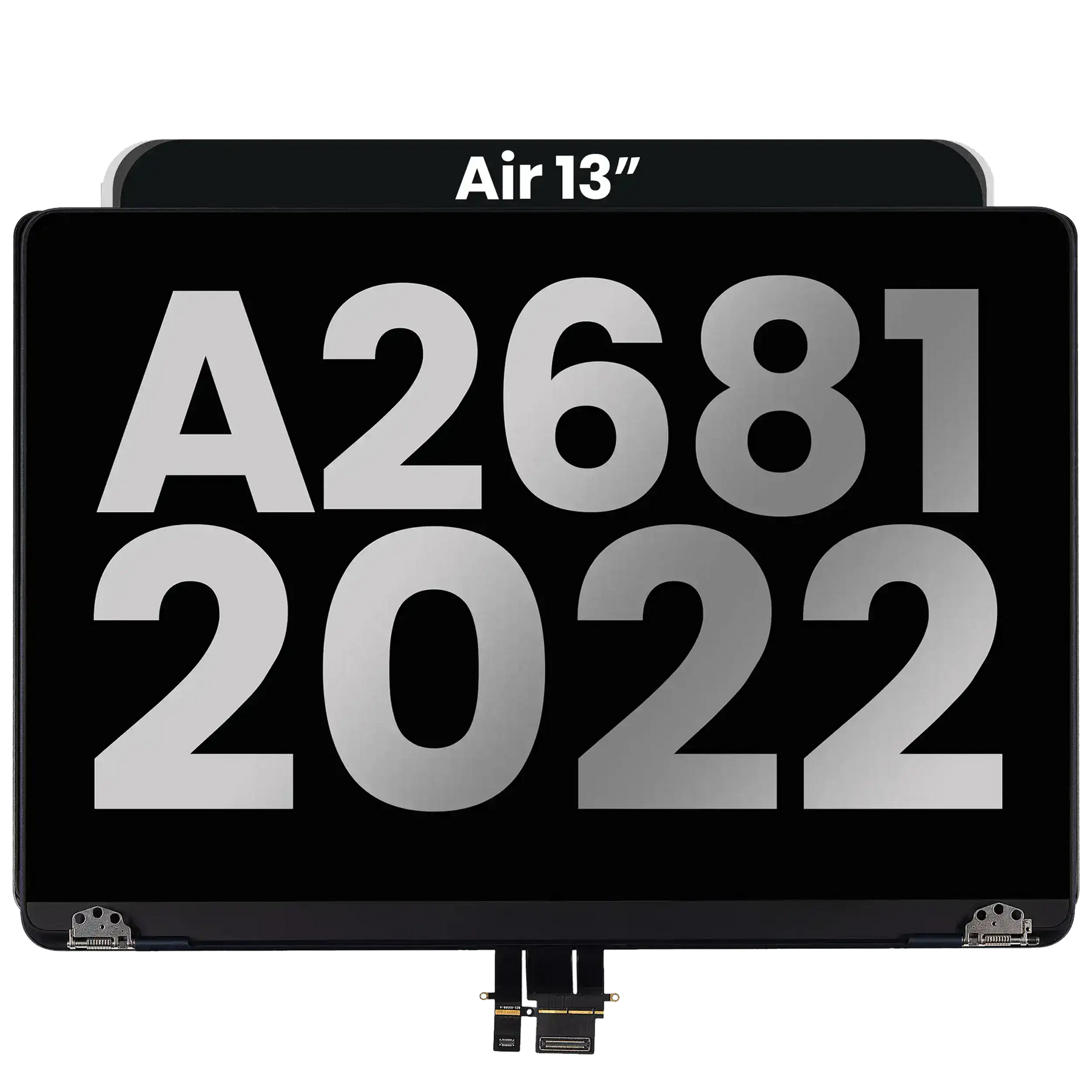 Complete LCD Display Assembly Compatible For MacBook Air 13" (A2681 / Mid 2022) (Used OEM Pull: Grade B) (Midnight)
