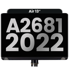 Complete LCD Display Assembly Compatible For MacBook Air 13" (A2681 / Mid 2022) (Used OEM Pull: Grade B) (Midnight)