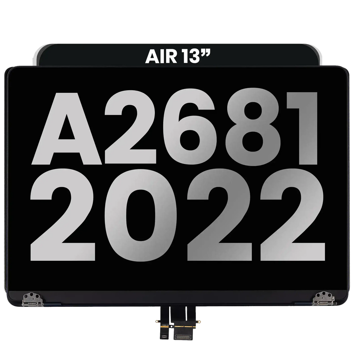 Complete LCD Display Assembly Compatible For MacBook Air 13" (A2681 / Mid 2022) (Used OEM Pull: Grade A) (Midnight)