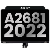 Complete LCD Display Assembly Compatible For MacBook Air 13" (A2681 / Mid 2022) (Used OEM Pull: Grade A) (Midnight)