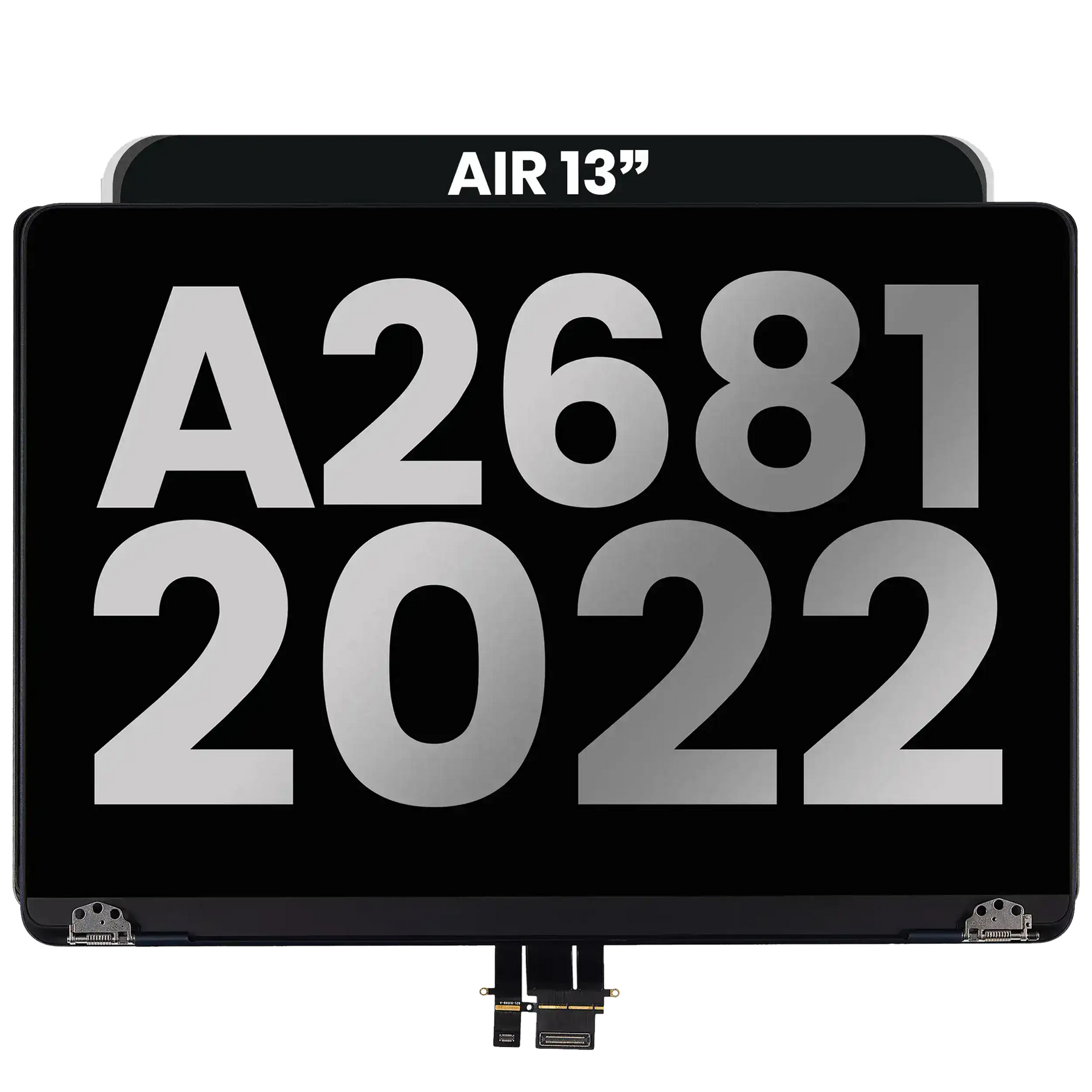 Complete LCD Display Assembly Compatible For MacBook Air 13" (A2681 / Mid 2022) (Used OEM Pull: Grade A) (Midnight)