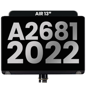 Complete LCD Display Assembly Compatible For MacBook Air 13" (A2681 / Mid 2022) (Used OEM Pull: Grade A) (Midnight)
