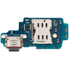 Charging Port Board With Sim Card Reader Compatible For Samsung Galaxy S24 Ultra 5G (S928U) (US Version) (Premium)